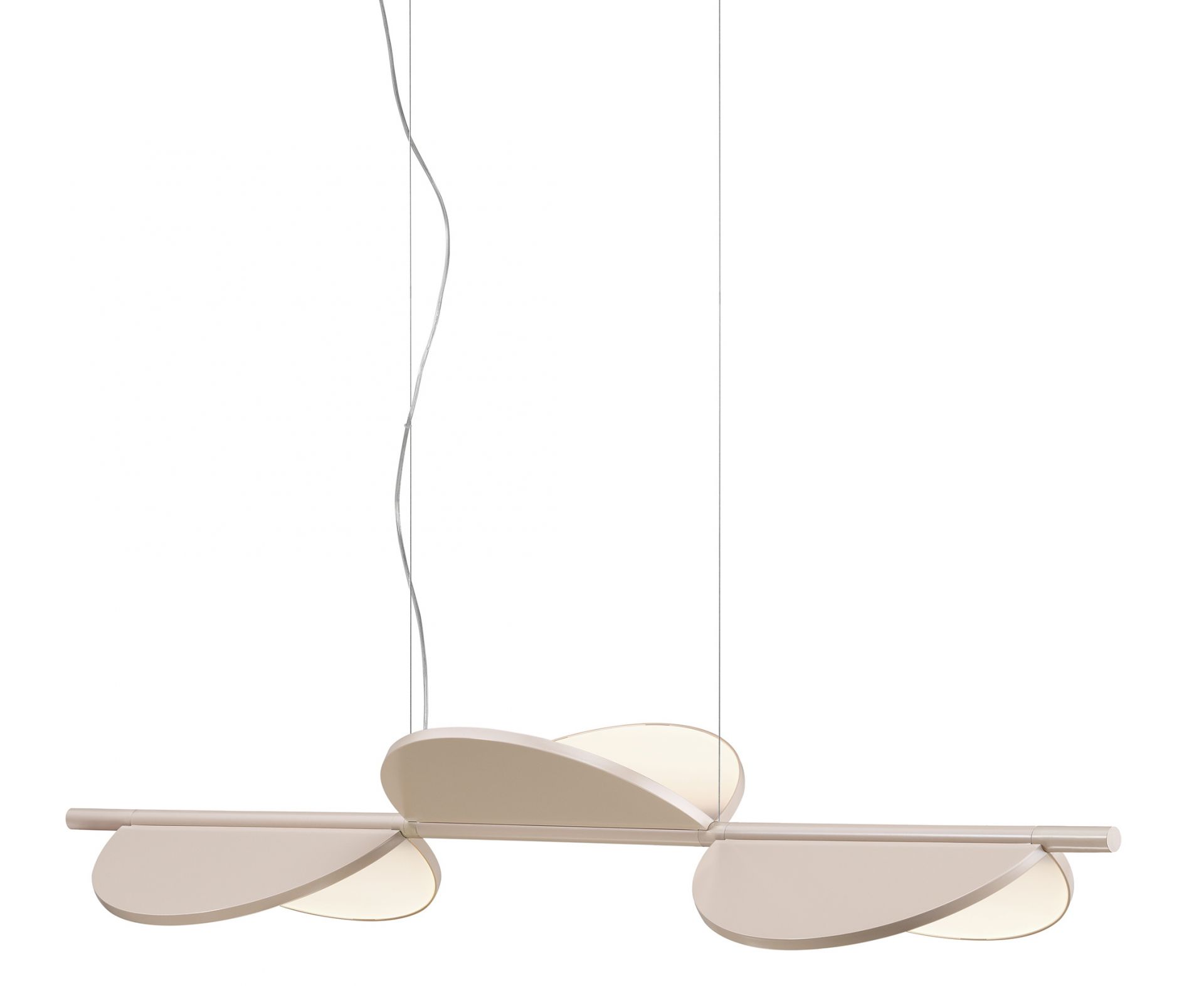 Almendra Linear S3 pendant lamp Flos Nude