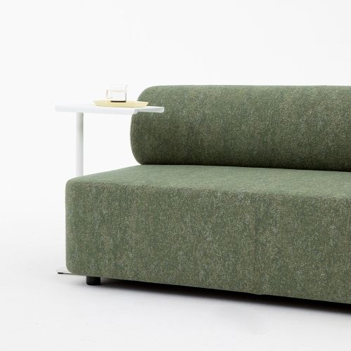Mezza seating element with backrest Sofa Cascando 
