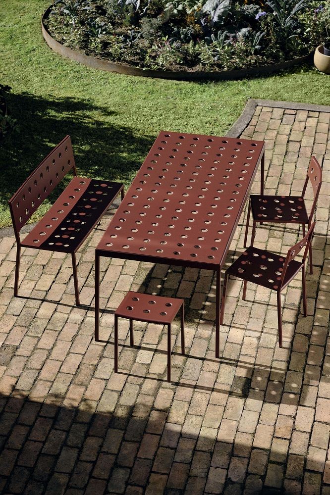 Balcony Stool Outdoor Chalk beige Hay SINGLE PIECES