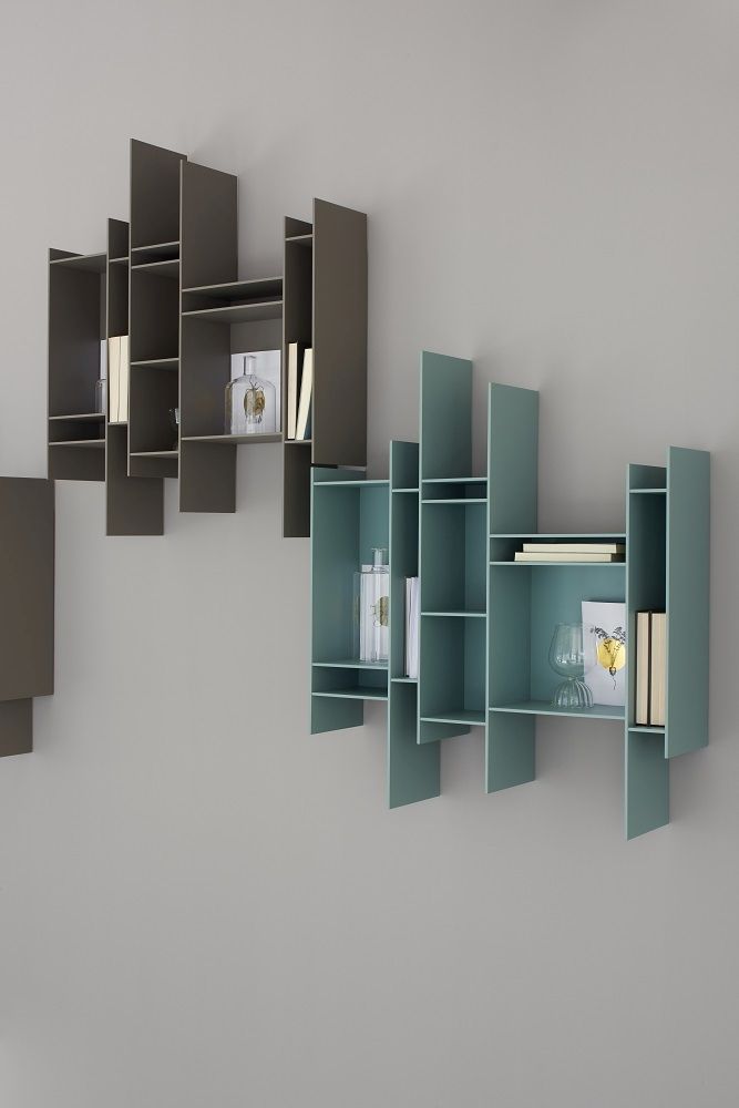 Randomito shelf system coloured MDF Italia