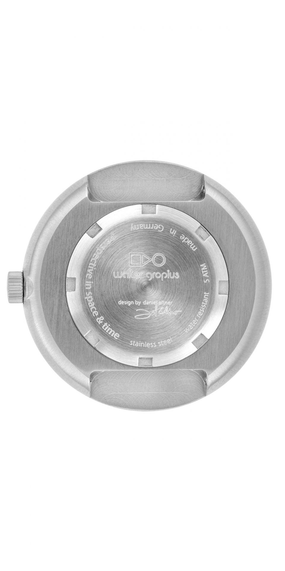 Window watch with leather strap Walter Gropius SINGLE PIECES