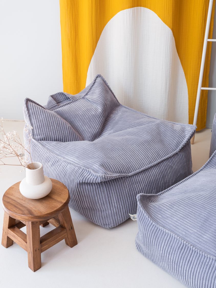 Beanbag armchair wide cord Wigiwama