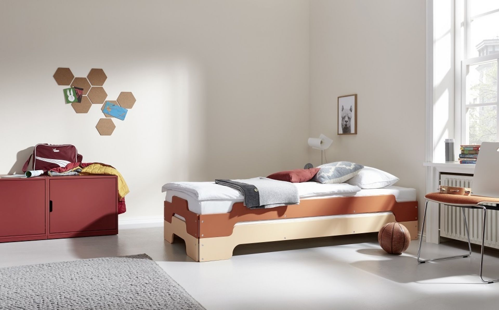 Stacking bed Lacquer Klassik / Komfort Müller Möbelwerkstätten
