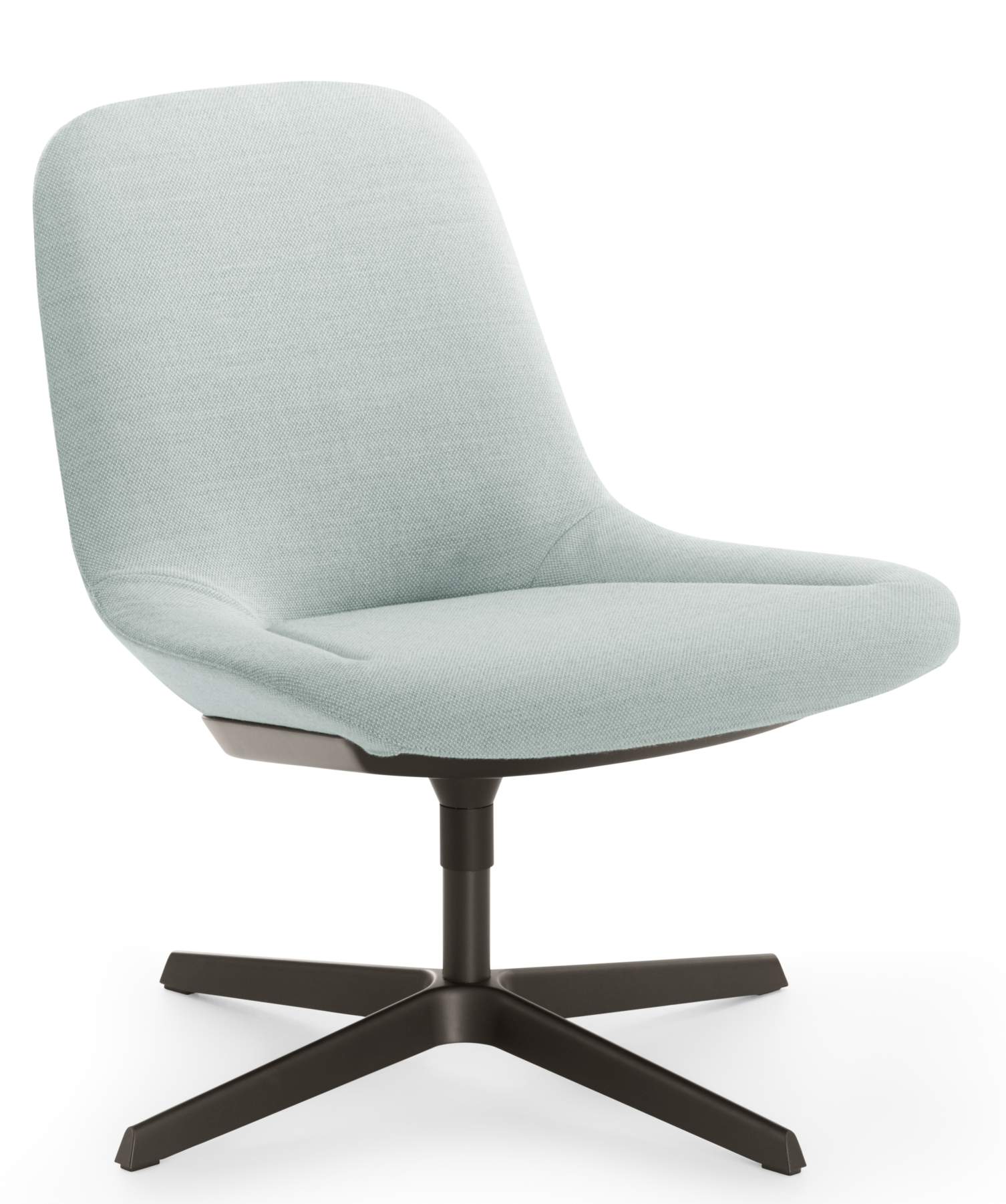 357 Sheru armchair with 4-legged cross swivel Walter Knoll