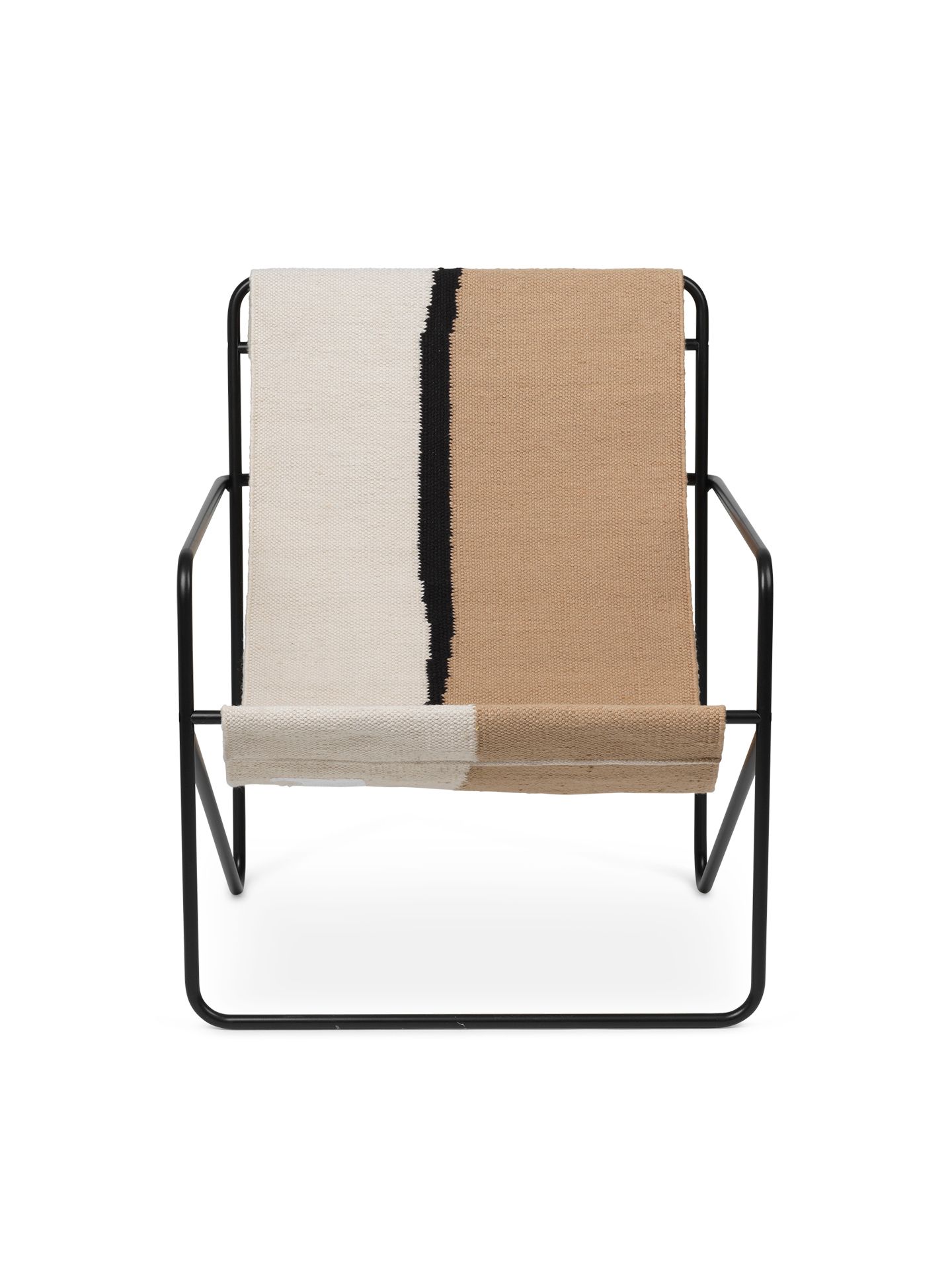 Desert Lounge Chair Black Soil Ferm Living SINGLE PIECES