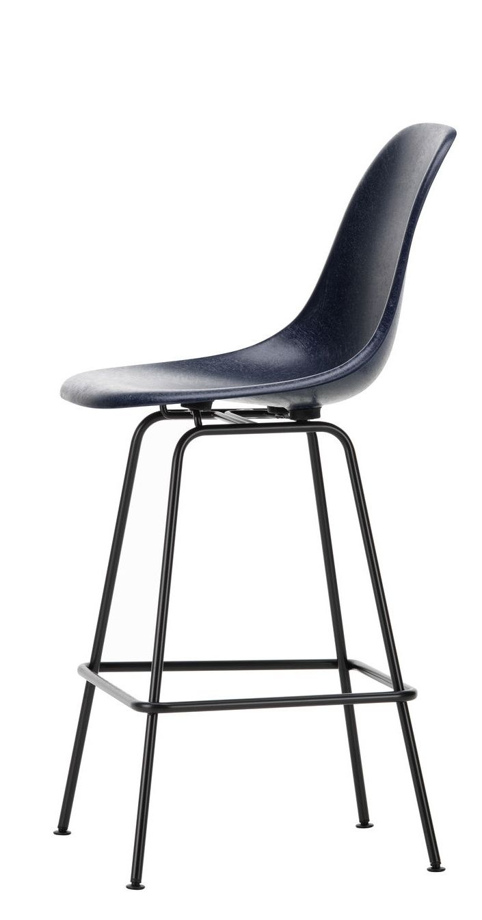 Eames Fibreglass Bar Stool Medium Bar Stool Vitra