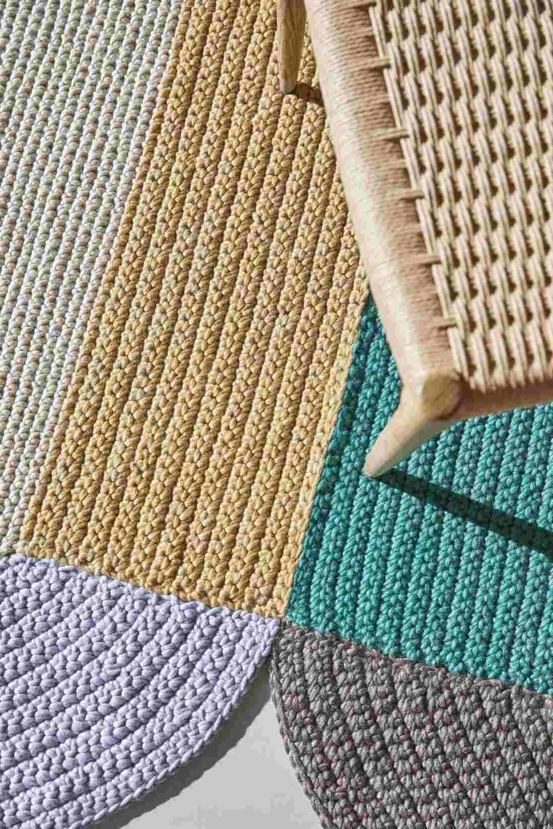 The Crochet Collection Embroidery Mix Rug 180x300 cm Gan