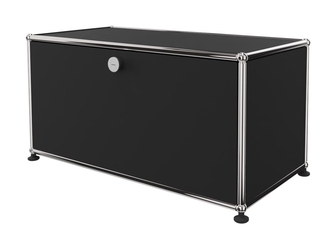 USM Haller Lowboard 1 Flap Graphite black - FAST DELIVERY