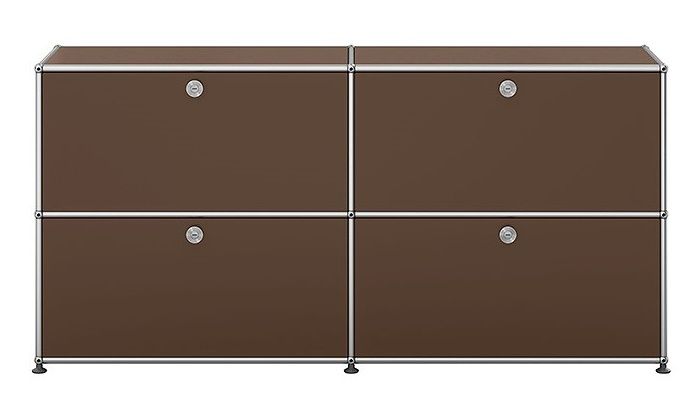 USM Haller Sideboard mit 4 Klapptüren – QUICK SHIP -braun