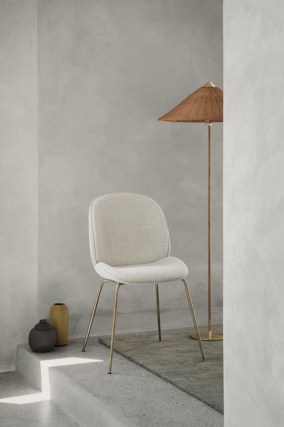 9602 Floor Lamp Wicker Willow Gubi SINGLE PIECES