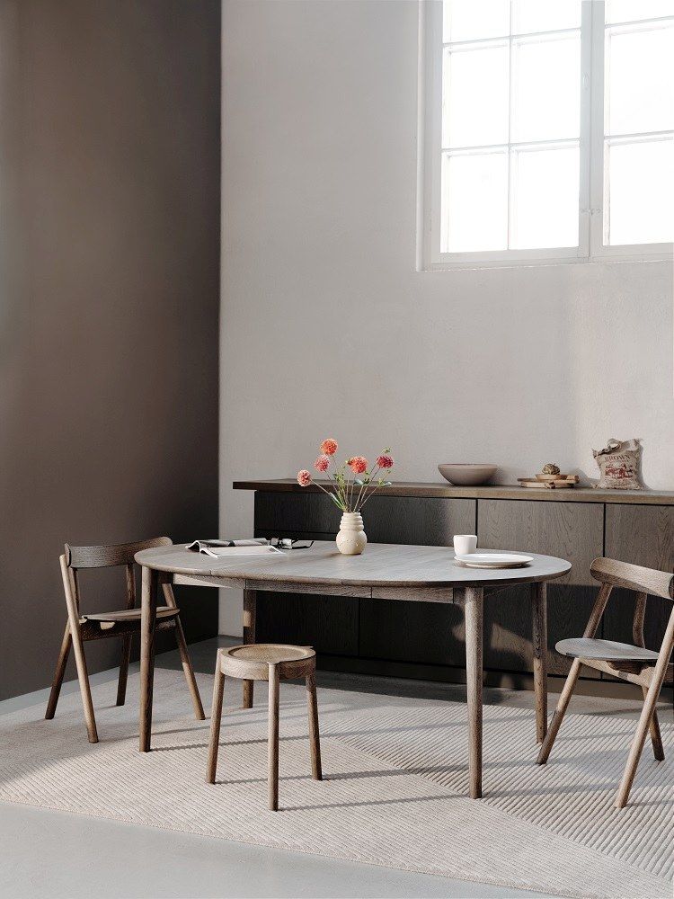 Expand Circular Dining table / Extending table Northern