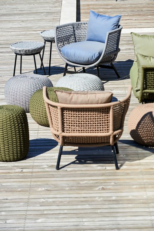 Suka Lounge Armchair Outdoor Jan Kurtz Olive