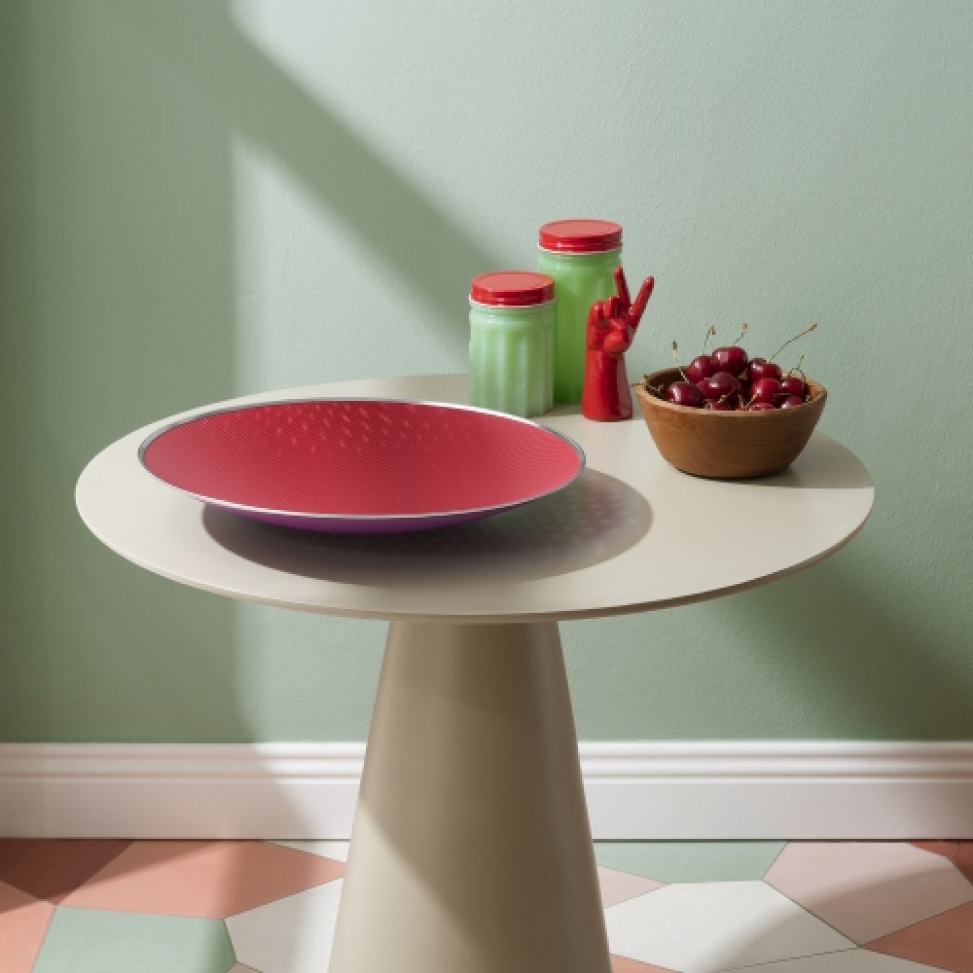 Cohncave Red and Purple Bowl SC01/33 Alessi