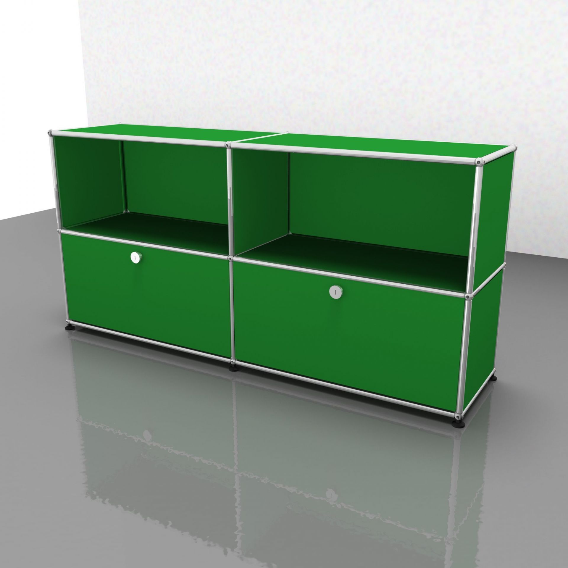 USM Haller Sideboard Schubladen – QUICK SHIP-grün