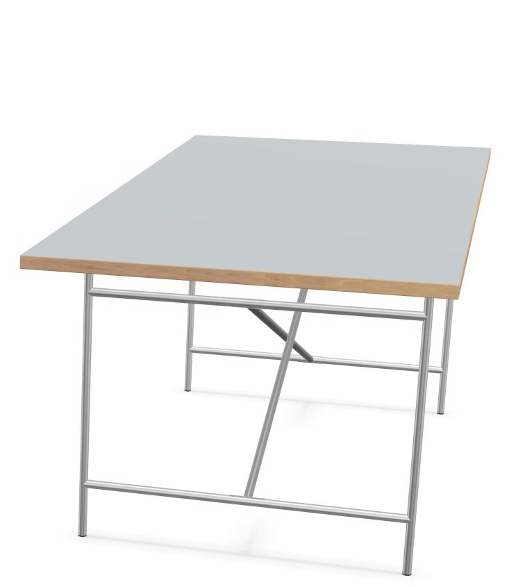 Eiermann 2 Dining Table Indoor Complete LINOLEUM FORBO ASH / OAK EDGE Richard Lampert SINGLE PIECES