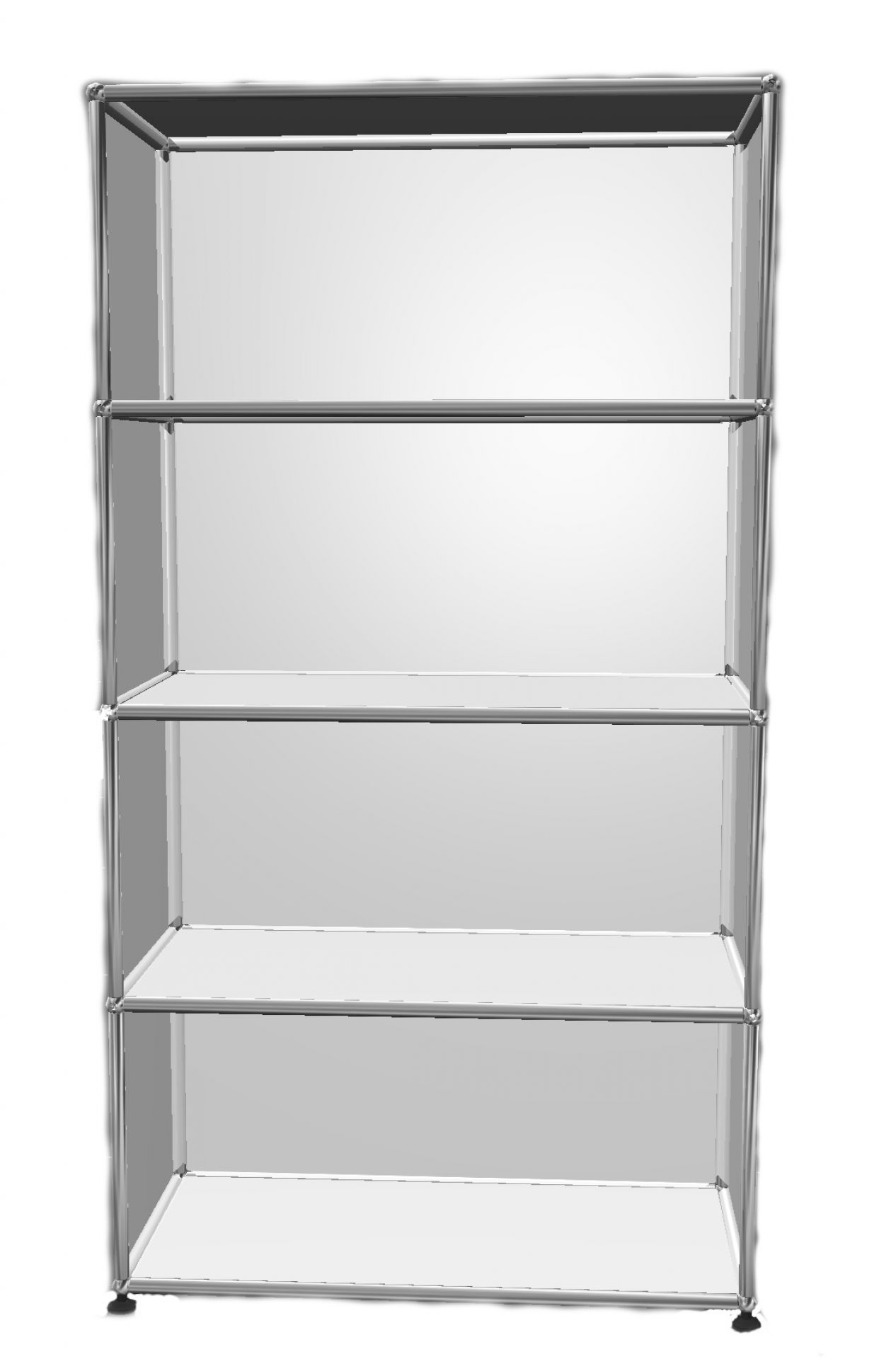 USM Haller Shelf Open H 144 cm Pure white - FAST DELIVERY