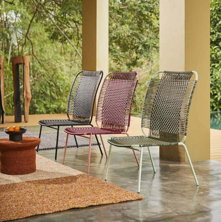 Cielo Lounge Chair high Lounge Chair high Outdoor ames 