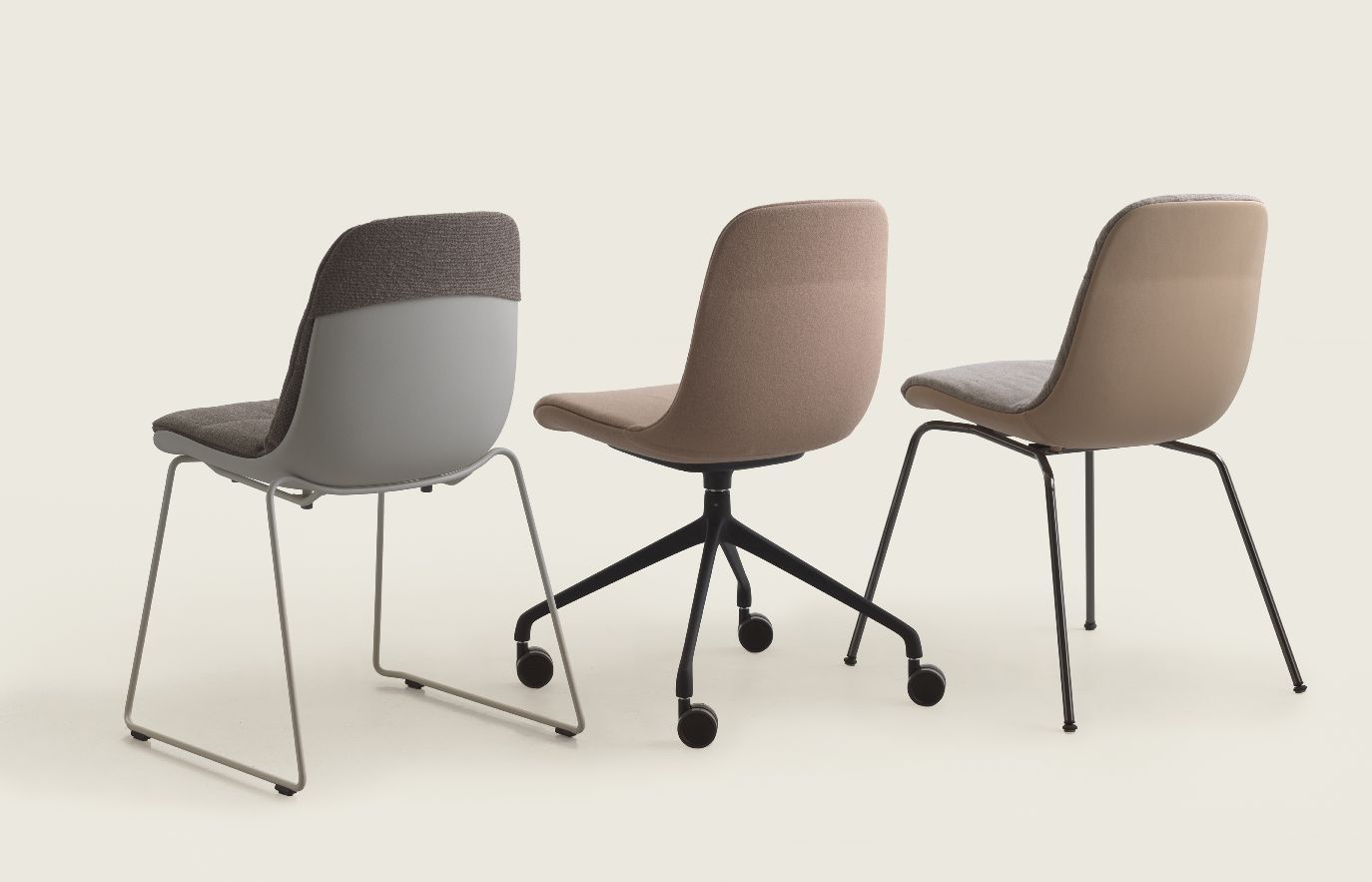 Elephantino chair with castors Kristalia