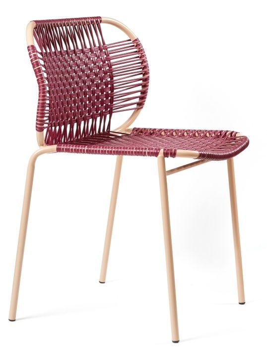 Cielo Stacking Chair Outdoor ames Red - Pink sand