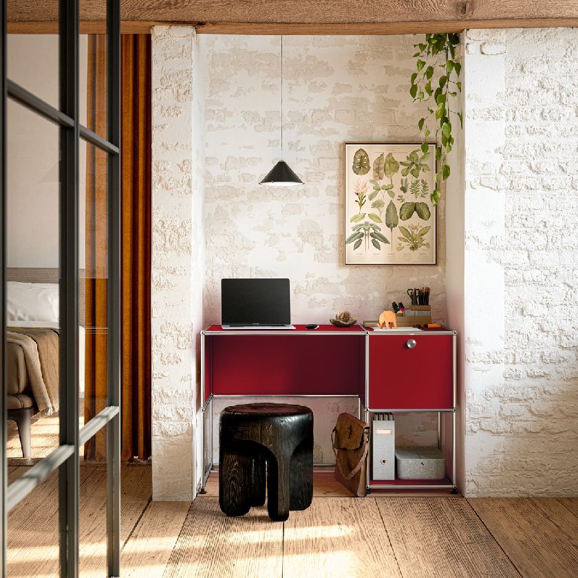 USM Haller desk B21 pure white
