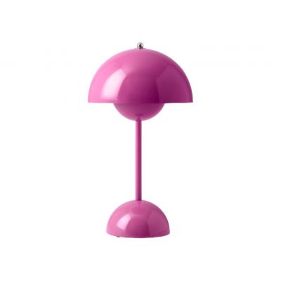 Flowerpot VP9 Portable Battery lamp / Table lamp with USB AndTradition Tangy pink