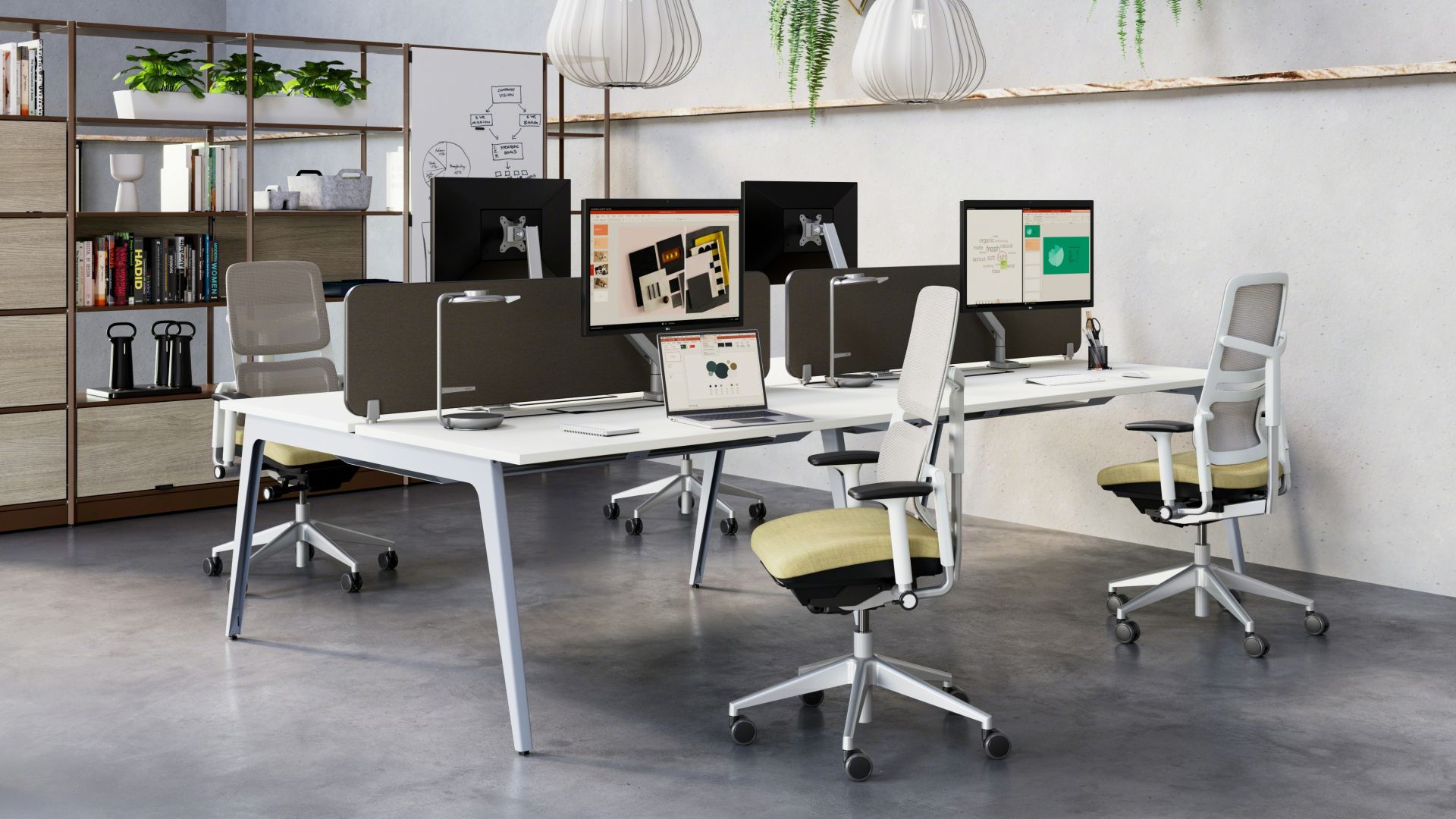 Please Air task chair with mesh back Steelcase 