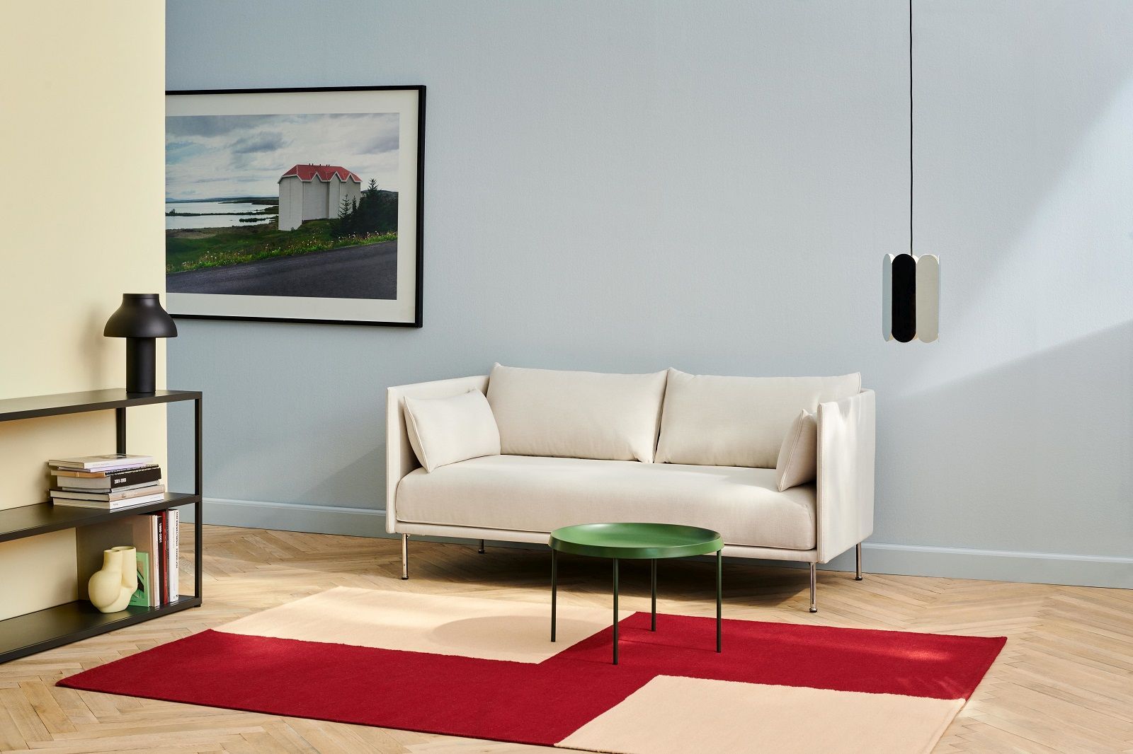 Silhouette Sofa 2-seater Low Hay