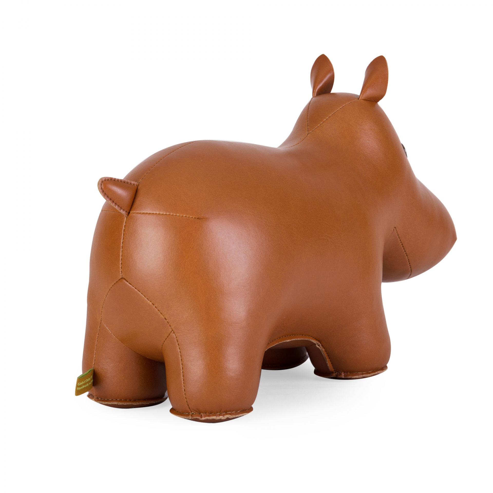 Doorstop Classic Hippo Tan/White Züny