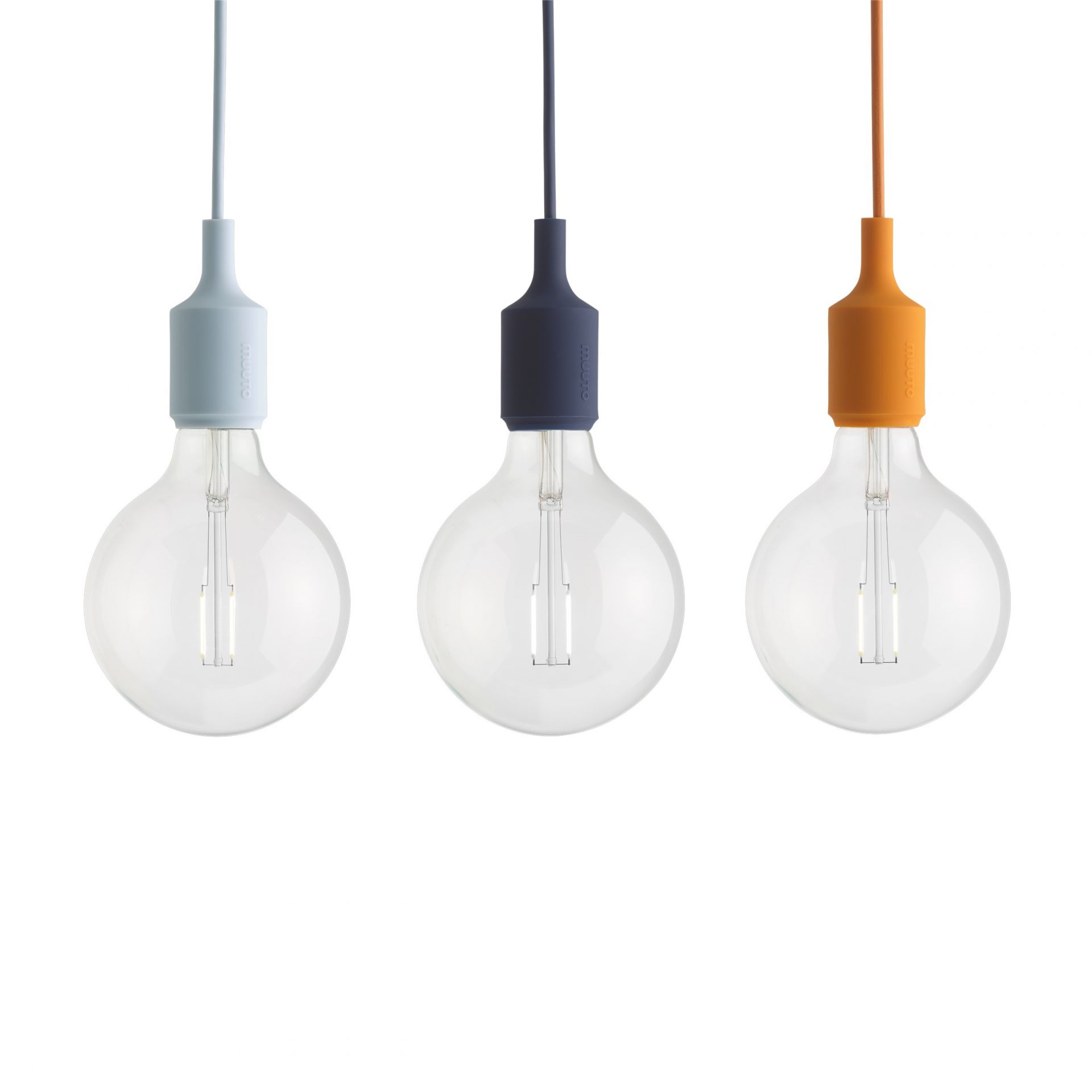 E27 Socket lamp Pendant light LED Muuto Light Orange