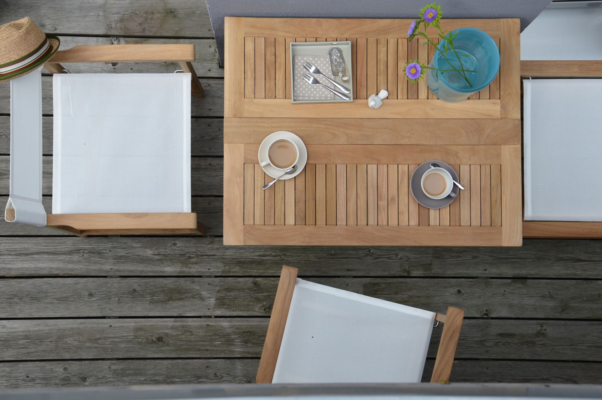 City Folding Table/Balcony Table Natural Jan Kurtz