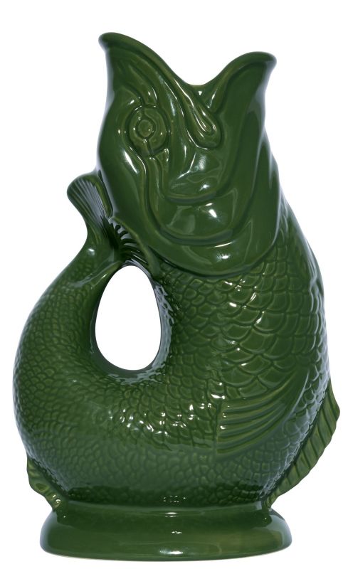 Gluckigluck Karaffe / Vase-dunkelgrün