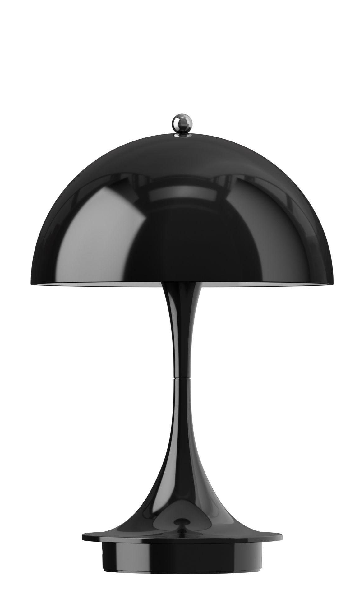 Panthella 160 Portable V3 rechargeable LED table lamp Indoor/Outdoor Louis Poulsen Opaque black