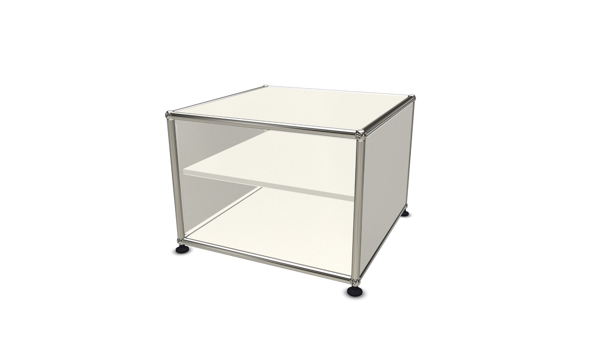 USM Haller Beistelltisch mit Zwischentablar beige