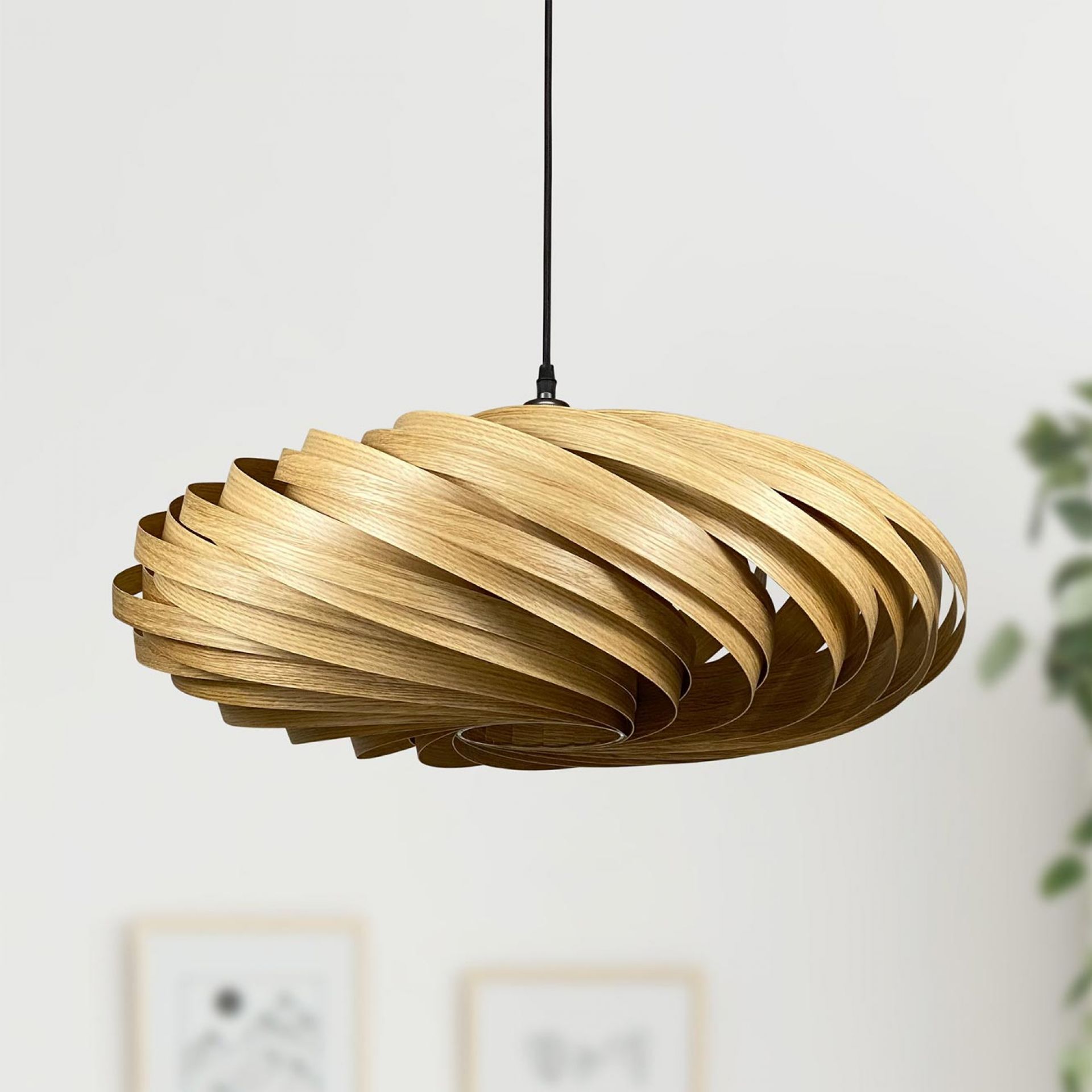 Veneria Pendant lamp Ø60 cm Oak Gofurnit