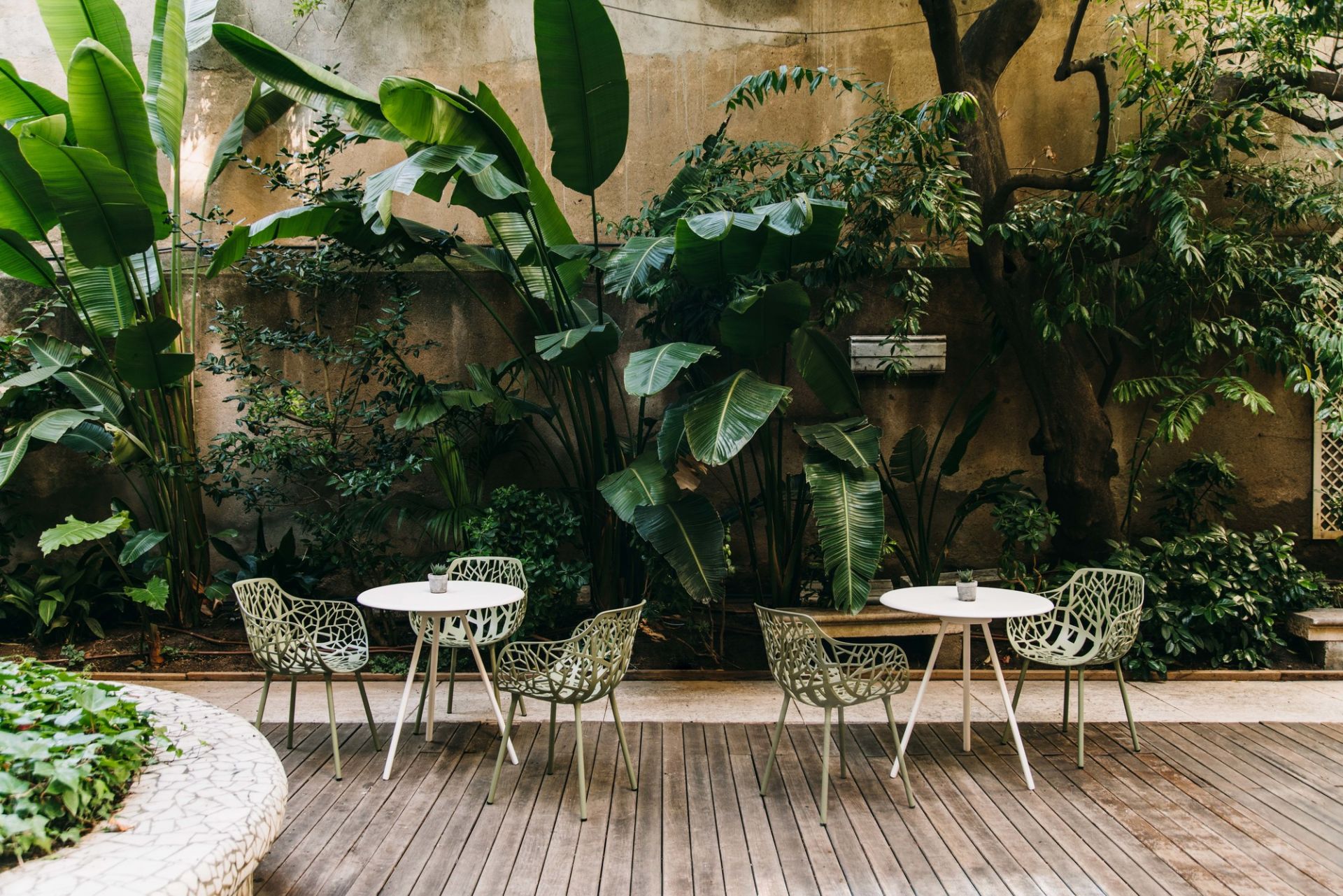 Forest Outdoor Armchair Fast white