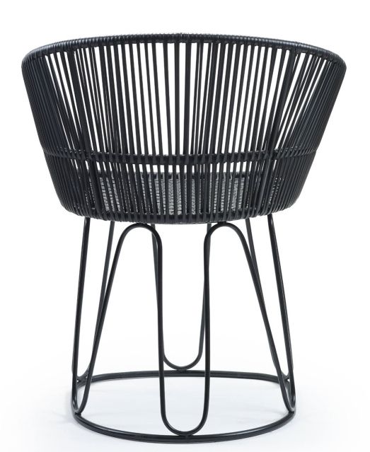  Circo Dining Chair Outdoor ames Black matt / Black
