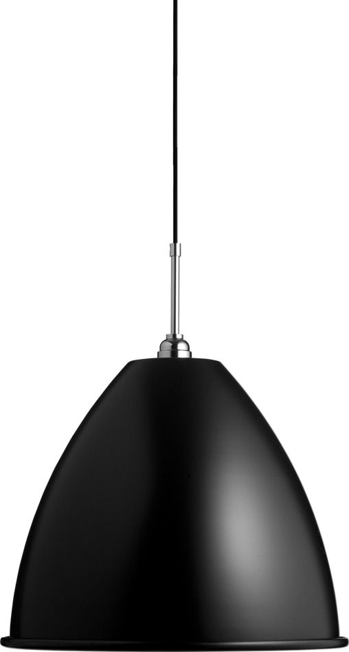 Bestlite BL 9 L pendant luminaire Black / Chrome Gubi