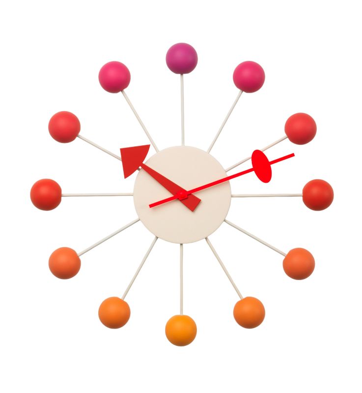 Ball Clock Wall Clock Sunset Vitra LIMITED EDITION 