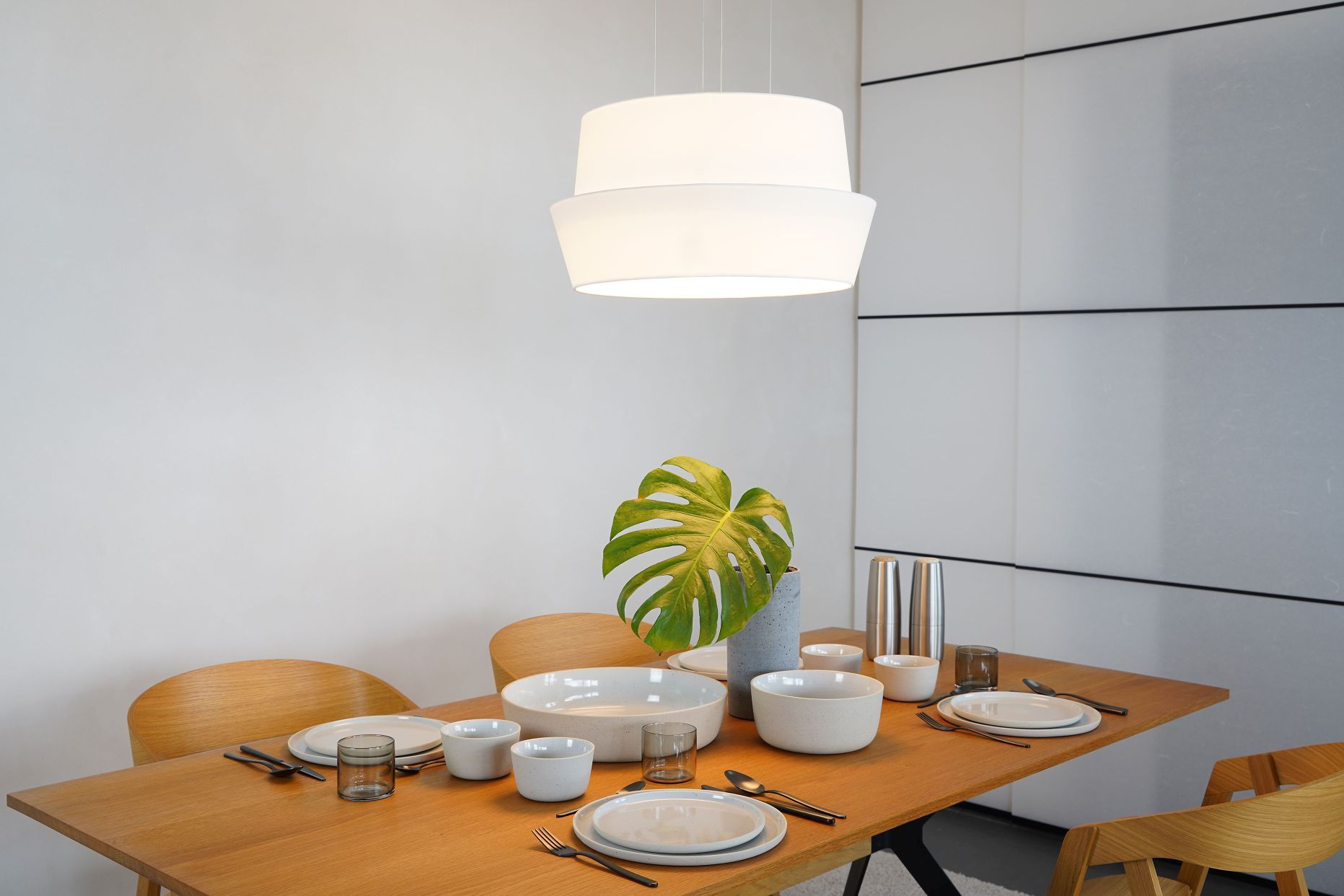 Fly pendant lamp O white Maigrau