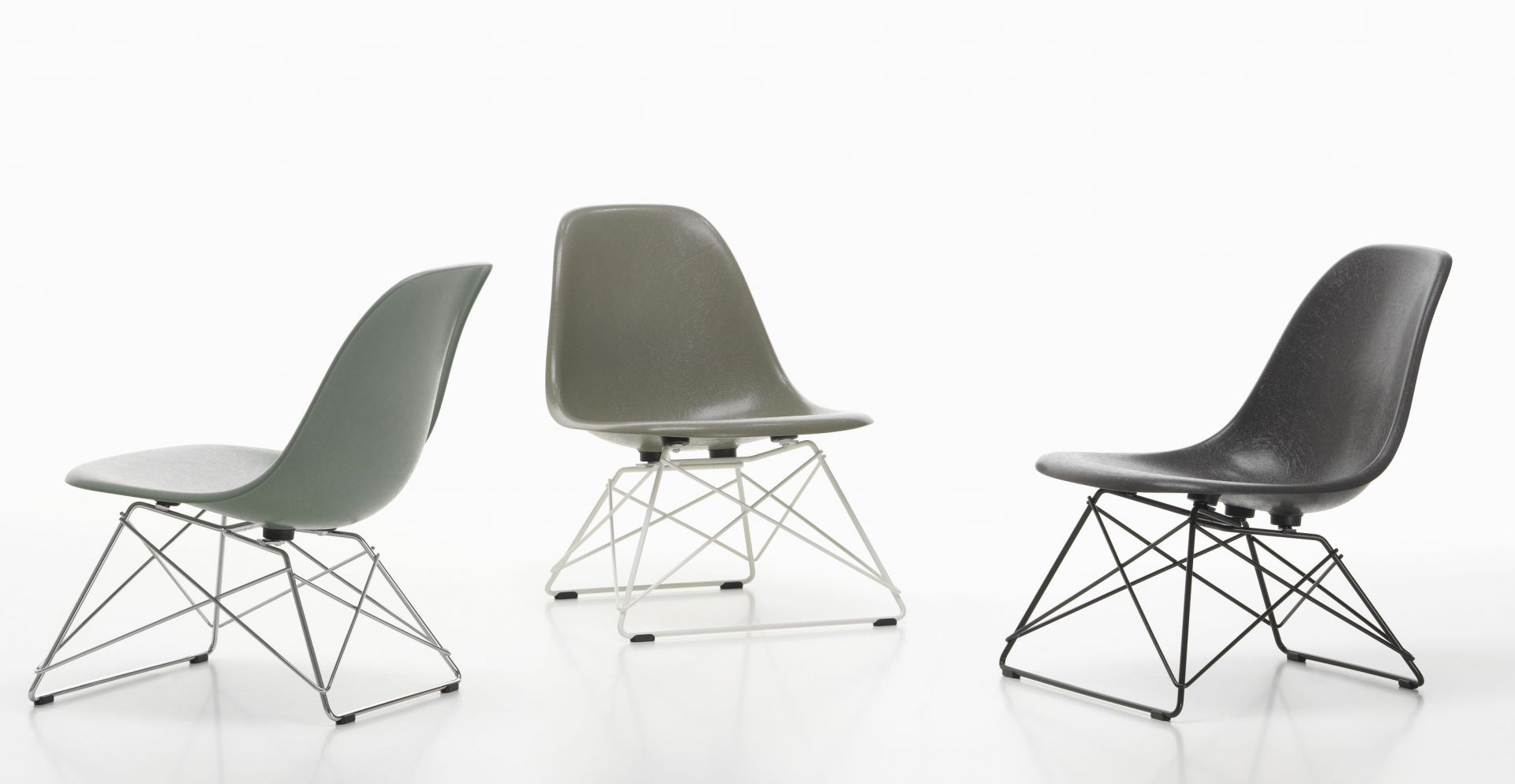 Eames Fibreglass Chair LSR Chair Vitra
