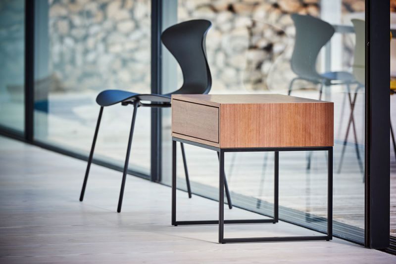 Dina Side Table Oak Jan Kurtz