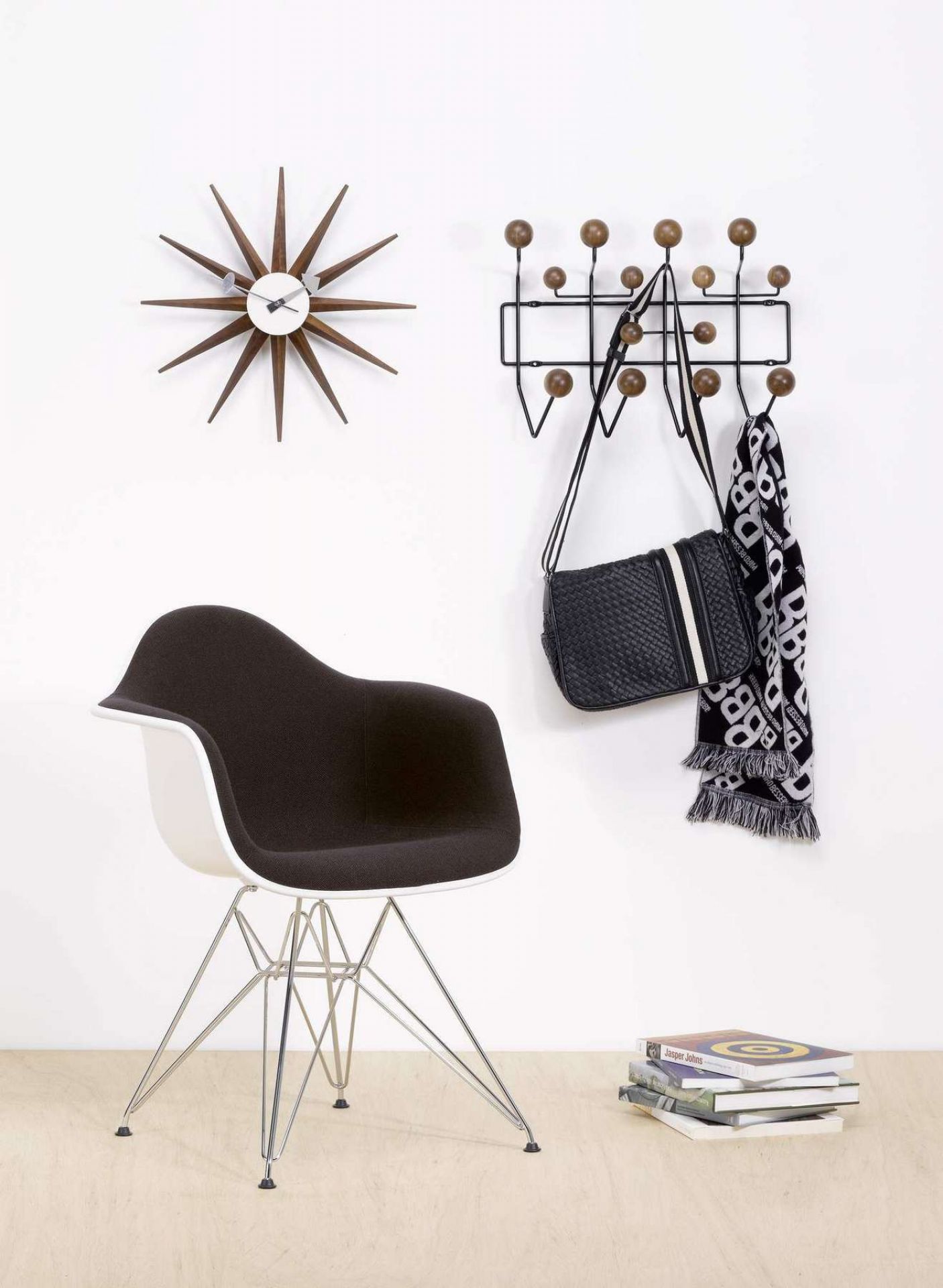 Eames Hang it all wardrobe walnut Vitra