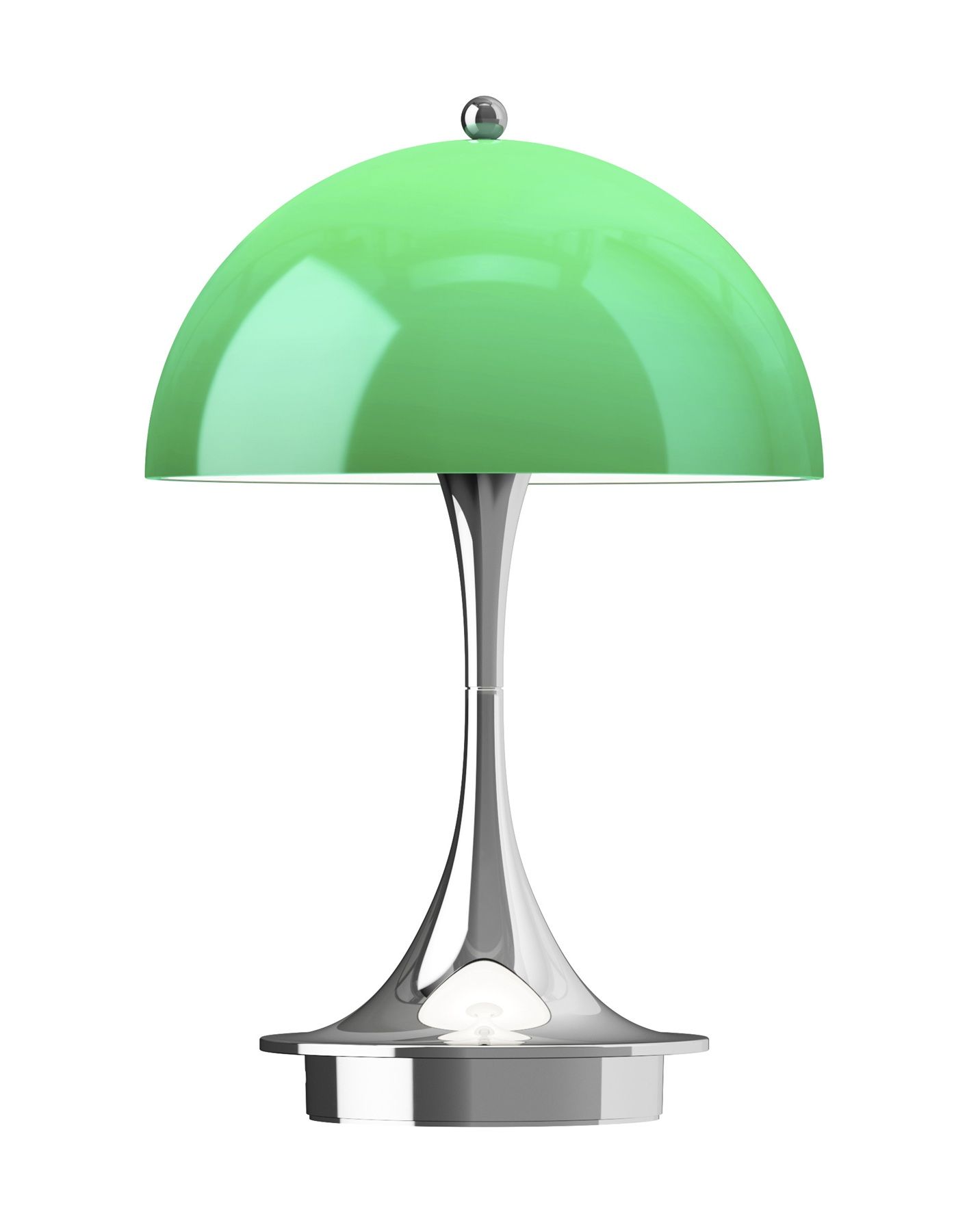 Panthella Originals 160 Portable Lamp Chrome Table lamp / Rechargeable lamp Louis Poulsen