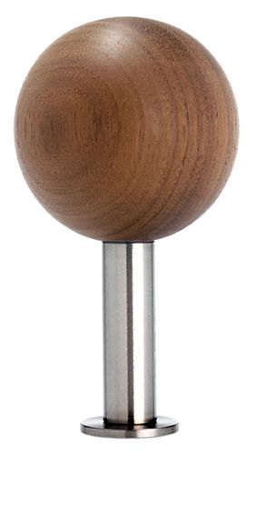 Dots wall hookS NUT TREE NATURAL OILED Schönbuch SINGLE PIECES