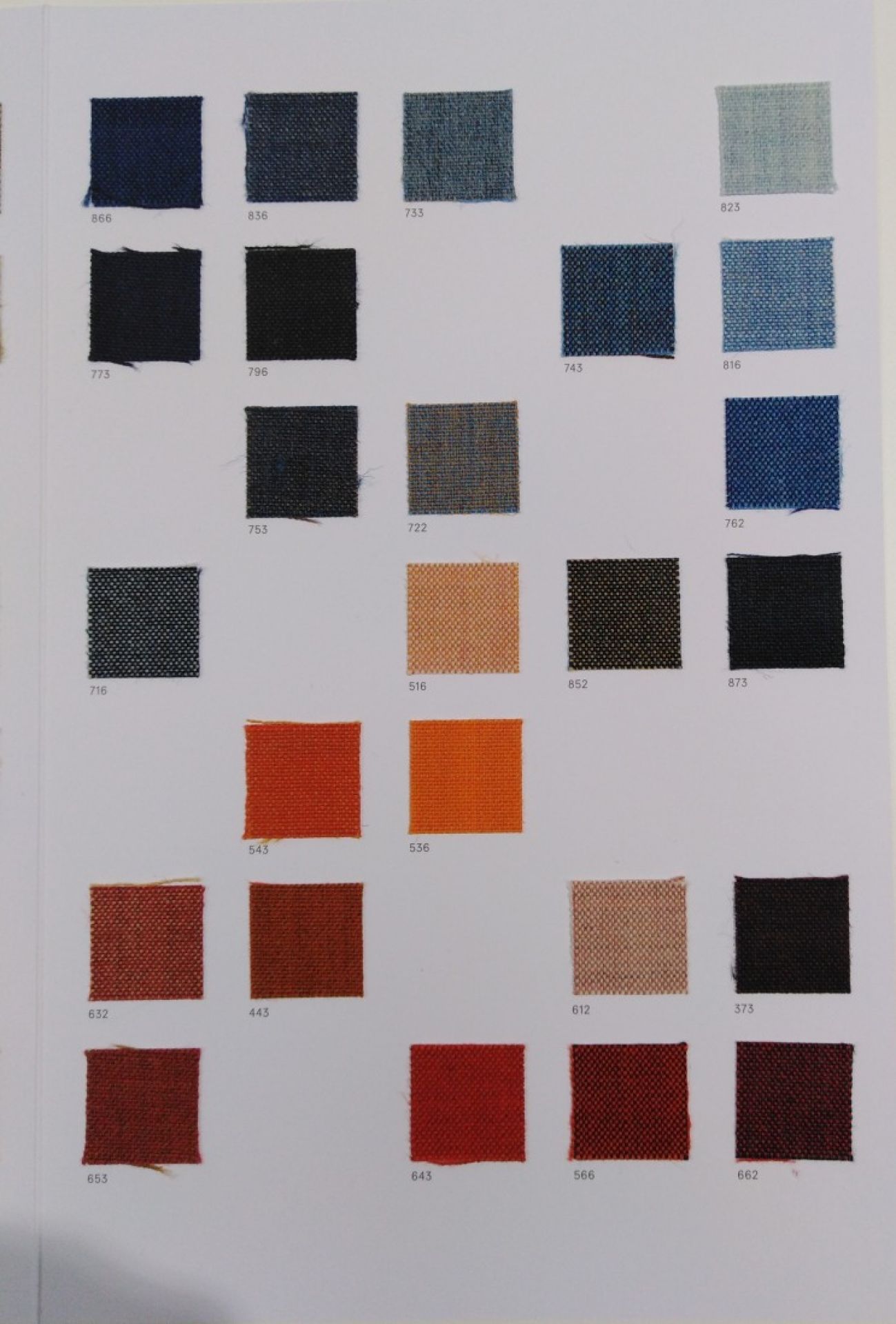 Fabric pattern card Remix 3 Kvadrat