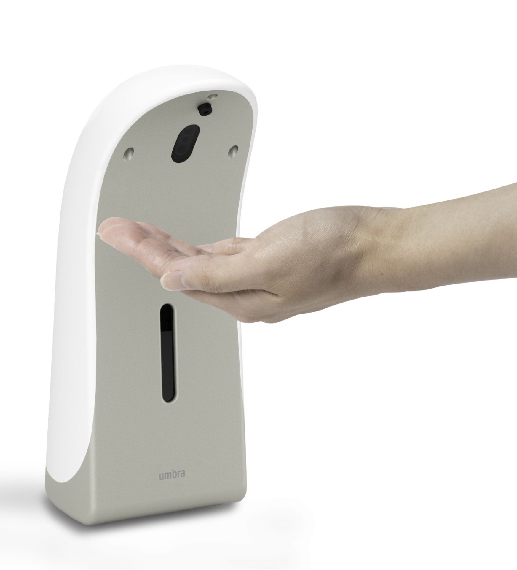 Emperor Automatic Soap Dispenser Umbra White - Nickel SINGLE PIECES