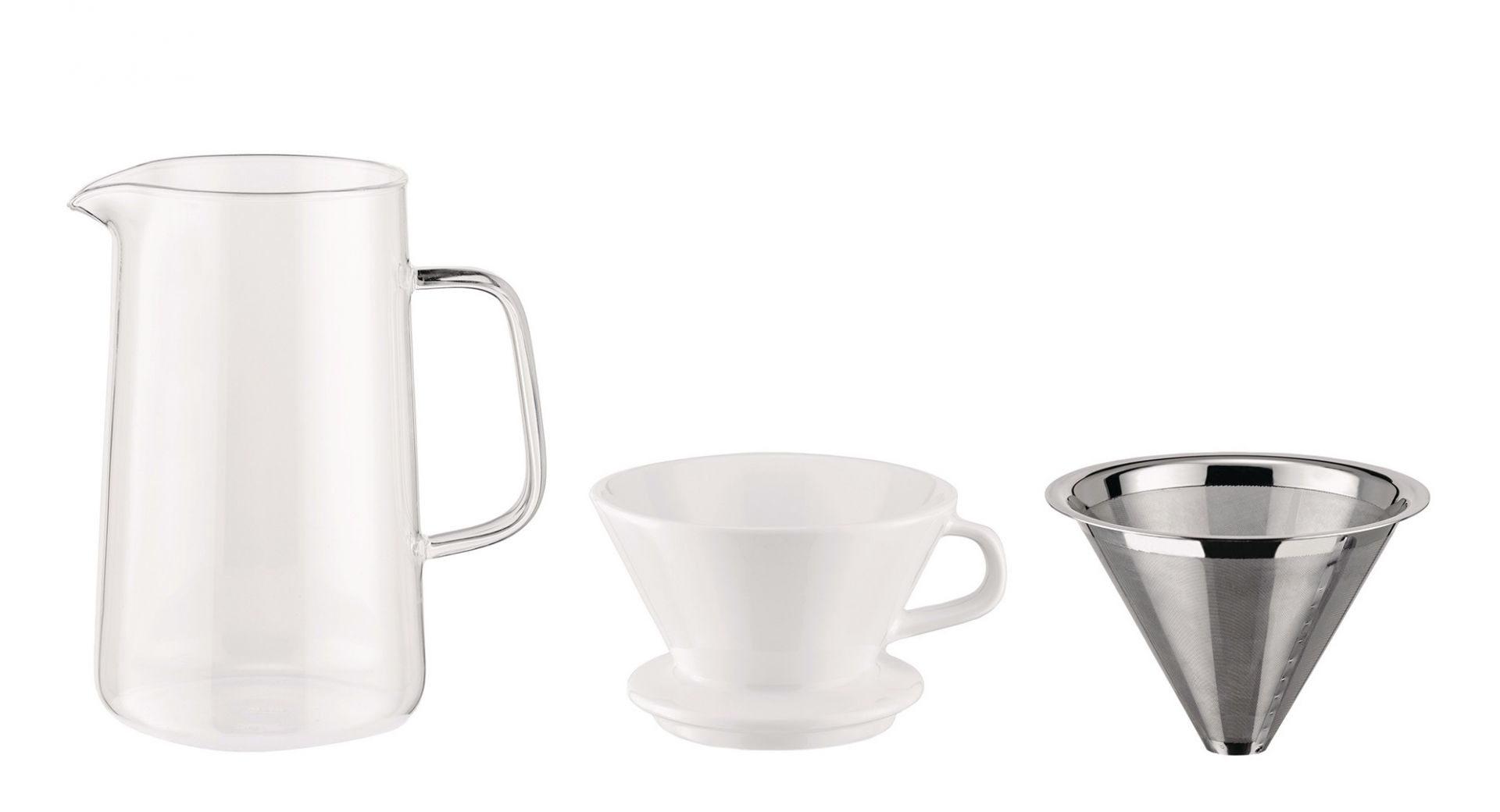 Slow Coffee Set with Filter and Jug Alessi 