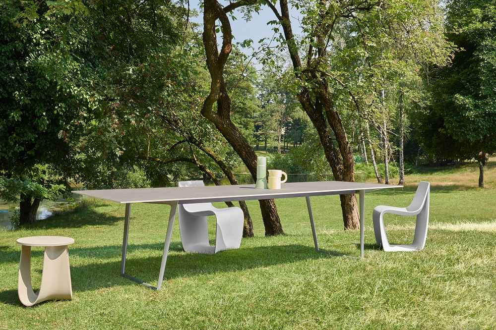 SIGN MATT Chair Indoor / Outdoor MDF Italia Concrete matte