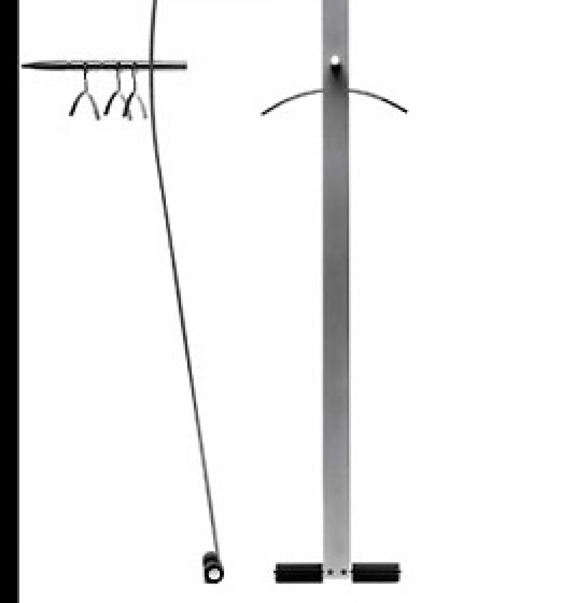 Standalone clothes stand Cascando