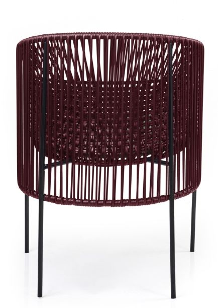 Caribe Chic Dining Chair Chair Outdoor ames Black red / Moss green / Black